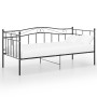 Black metal sofa bed frame 90x200 cm by vidaXL, Beds and slatted bases - Ref: Foro24-324779, Price: 146,19 €, Discount: %