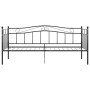 Black metal sofa bed frame 90x200 cm by vidaXL, Beds and slatted bases - Ref: Foro24-324779, Price: 146,19 €, Discount: %