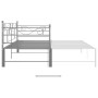 Estructura de sofá cama extraíble metal gris 90x200 cm de vidaXL, Camas y somieres - Ref: Foro24-324772, Precio: 157,47 €, De...