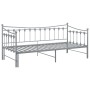 Estructura de sofá cama extraíble de metal gris 90x200 cm de vidaXL, Camas y somieres - Ref: Foro24-324760, Precio: 167,44 €,...