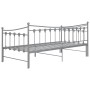 Estructura de sofá cama extraíble de metal gris 90x200 cm de vidaXL, Camas y somieres - Ref: Foro24-324760, Precio: 167,44 €,...