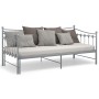 Estructura de sofá cama extraíble de metal gris 90x200 cm de vidaXL, Camas y somieres - Ref: Foro24-324760, Precio: 167,44 €,...