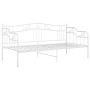 Estructura de sofá cama de metal blanco 90x200 cm de vidaXL, Camas y somieres - Ref: Foro24-324762, Precio: 140,59 €, Descuen...