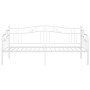 Estructura de sofá cama de metal blanco 90x200 cm de vidaXL, Camas y somieres - Ref: Foro24-324762, Precio: 140,59 €, Descuen...