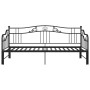 Estructura de sofá cama extraíble de metal negro 90x200 cm de vidaXL, Camas y somieres - Ref: Foro24-324764, Precio: 184,80 €...