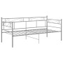 Estructura de sofá cama de metal gris 90x200 cm de vidaXL, Camas y somieres - Ref: Foro24-324769, Precio: 108,46 €, Descuento: %