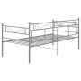 Estructura de sofá cama de metal gris 90x200 cm de vidaXL, Camas y somieres - Ref: Foro24-324769, Precio: 108,46 €, Descuento: %