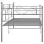 Estructura de sofá cama de metal gris 90x200 cm de vidaXL, Camas y somieres - Ref: Foro24-324769, Precio: 108,46 €, Descuento: %