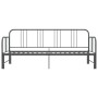 Estructura de sofá cama extraíble de metal gris 90x200 cm de vidaXL, Camas y somieres - Ref: Foro24-324754, Precio: 156,05 €,...