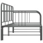 Estructura de sofá cama extraíble de metal gris 90x200 cm de vidaXL, Camas y somieres - Ref: Foro24-324754, Precio: 156,05 €,...