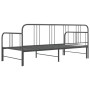 Estructura de sofá cama extraíble de metal gris 90x200 cm de vidaXL, Camas y somieres - Ref: Foro24-324754, Precio: 156,05 €,...