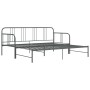 Estructura de sofá cama extraíble de metal gris 90x200 cm de vidaXL, Camas y somieres - Ref: Foro24-324754, Precio: 156,05 €,...