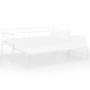 Estructura de sofá cama extraíble metal blanco 90x200 cm de vidaXL, Camas y somieres - Ref: Foro24-324771, Precio: 153,36 €, ...