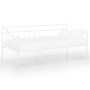 Estructura de sofá cama de metal blanco 90x200 cm de vidaXL, Camas y somieres - Ref: Foro24-324774, Precio: 157,01 €, Descuen...