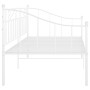 Estructura de sofá cama de metal blanco 90x200 cm de vidaXL, Camas y somieres - Ref: Foro24-324774, Precio: 157,01 €, Descuen...