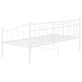 Estructura de sofá cama de metal blanco 90x200 cm de vidaXL, Camas y somieres - Ref: Foro24-324774, Precio: 157,01 €, Descuen...