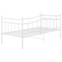 Estructura de sofá cama metal blanco 90x200 cm de vidaXL, Camas y somieres - Ref: Foro24-324780, Precio: 144,70 €, Descuento: %