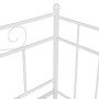 Estructura de sofá cama metal blanco 90x200 cm de vidaXL, Camas y somieres - Ref: Foro24-324780, Precio: 144,70 €, Descuento: %