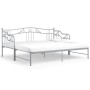 Estructura de sofá cama extraíble de metal gris 90x200 cm de vidaXL, Camas y somieres - Ref: Foro24-324766, Precio: 170,03 €,...