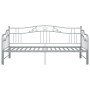 Estructura de sofá cama extraíble de metal gris 90x200 cm de vidaXL, Camas y somieres - Ref: Foro24-324766, Precio: 170,03 €,...