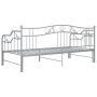 Estructura de sofá cama extraíble de metal gris 90x200 cm de vidaXL, Camas y somieres - Ref: Foro24-324766, Precio: 170,03 €,...