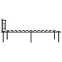 Estructura de cama de metal negro 100x200 cm de vidaXL, Camas y somieres - Ref: Foro24-324823, Precio: 105,71 €, Descuento: %