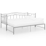 Estructura de sofá cama extraíble de metal gris 90x200 cm de vidaXL, Camas y somieres - Ref: Foro24-324784, Precio: 160,07 €,...