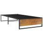 Estructura de cama de metal negra 90x200 cm de vidaXL, Camas y somieres - Ref: Foro24-324813, Precio: 132,74 €, Descuento: %