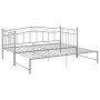 Estructura de sofá cama extraíble de metal gris 90x200 cm de vidaXL, Camas y somieres - Ref: Foro24-324784, Precio: 160,07 €,...