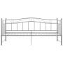 Estructura de sofá cama extraíble de metal gris 90x200 cm de vidaXL, Camas y somieres - Ref: Foro24-324784, Precio: 160,07 €,...