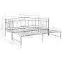 Estructura de sofá cama extraíble de metal gris 90x200 cm de vidaXL, Camas y somieres - Ref: Foro24-324784, Precio: 160,07 €,...