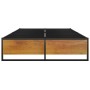 Estructura de cama de metal negra 120x200 cm de vidaXL, Camas y somieres - Ref: Foro24-324815, Precio: 107,70 €, Descuento: %