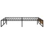 Estructura de cama de metal negra 120x200 cm de vidaXL, Camas y somieres - Ref: Foro24-324815, Precio: 107,70 €, Descuento: %