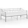 Estructura de sofá cama extraíble de metal gris 90x200 cm de vidaXL, Camas y somieres - Ref: Foro24-324778, Precio: 164,02 €,...