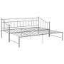 Estructura de sofá cama extraíble de metal gris 90x200 cm de vidaXL, Camas y somieres - Ref: Foro24-324778, Precio: 173,99 €,...