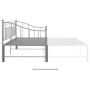 Estructura de sofá cama extraíble de metal gris 90x200 cm de vidaXL, Camas y somieres - Ref: Foro24-324778, Precio: 164,02 €,...