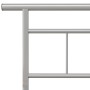 Gray metal bed frame 180x200 cm by vidaXL, Beds and slatted bases - Ref: Foro24-324837, Price: 120,50 €, Discount: %