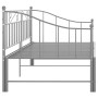 Estructura de sofá cama extraíble de metal gris 90x200 cm de vidaXL, Camas y somieres - Ref: Foro24-324778, Precio: 164,02 €,...