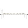 Estructura de cama de metal blanco 120x200 cm de vidaXL, Camas y somieres - Ref: Foro24-324827, Precio: 83,42 €, Descuento: %