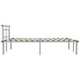 Gray metal bed frame 140x200 cm by vidaXL, Beds and slatted bases - Ref: Foro24-324831, Price: 88,20 €, Discount: %