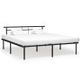 Estructura de cama de metal negro 180x200 cm de vidaXL, Camas y somieres - Ref: Foro24-324835, Precio: 119,16 €, Descuento: %