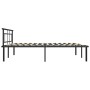 Black metal bed frame 180x200 cm by vidaXL, Beds and slatted bases - Ref: Foro24-324835, Price: 119,16 €, Discount: %