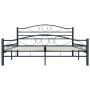 Black steel bed frame 180x200 cm by vidaXL, Beds and slatted bases - Ref: Foro24-285290, Price: 165,52 €, Discount: %