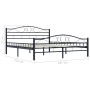 Estructura de cama de acero negra 180x200 cm de vidaXL, Camas y somieres - Ref: Foro24-285290, Precio: 166,27 €, Descuento: %