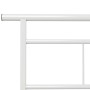 Estructura de cama de metal blanco 90x200 cm de vidaXL, Camas y somieres - Ref: Foro24-324821, Precio: 67,35 €, Descuento: %