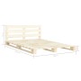 Estructura de cama de palés madera maciza de pino 180x200 cm de vidaXL, Camas y somieres - Ref: Foro24-285246, Precio: 166,81...