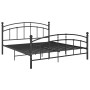 Estructura de cama de metal negra 140x200 cm de vidaXL, Camas y somieres - Ref: Foro24-324976, Precio: 128,08 €, Descuento: %