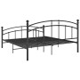 Estructura de cama de metal negra 140x200 cm de vidaXL, Camas y somieres - Ref: Foro24-324976, Precio: 128,08 €, Descuento: %