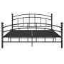 Estructura de cama de metal negra 180x200 cm de vidaXL, Camas y somieres - Ref: Foro24-324982, Precio: 183,12 €, Descuento: %