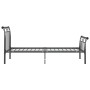 Schwarzer Metallbettrahmen 100x200 cm von vidaXL, Betten und Lattenroste - Ref: Foro24-325033, Preis: 98,99 €, Rabatt: %